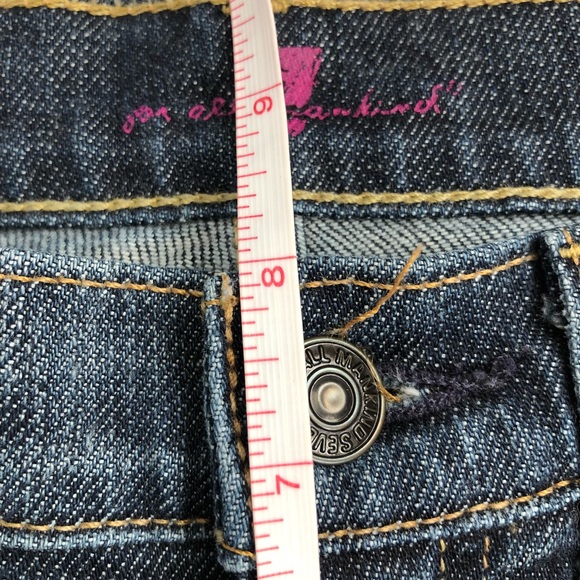 7 for All Mankind Girls’ Dojo Jeans Sz 12 - Picture 7 of 8
